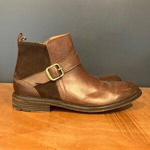 Lucky Brand Hopper brown leather and suede Men's boots sz 11.5
